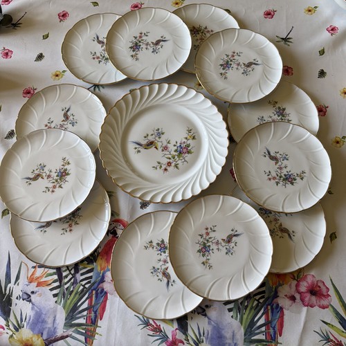 Assiettes dessert 1 - 12,